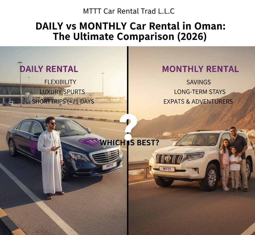 monthly car rental Oman
